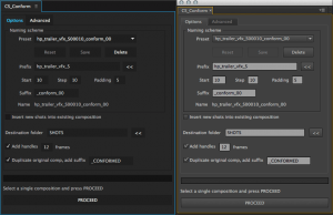 Text fields, drop-down menus and buttons look almost the same in After Effects.