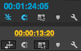 Switch Icons and the timecode in Premiere Pro Timeline look now like they belong to the same category of items and have the same importance.
